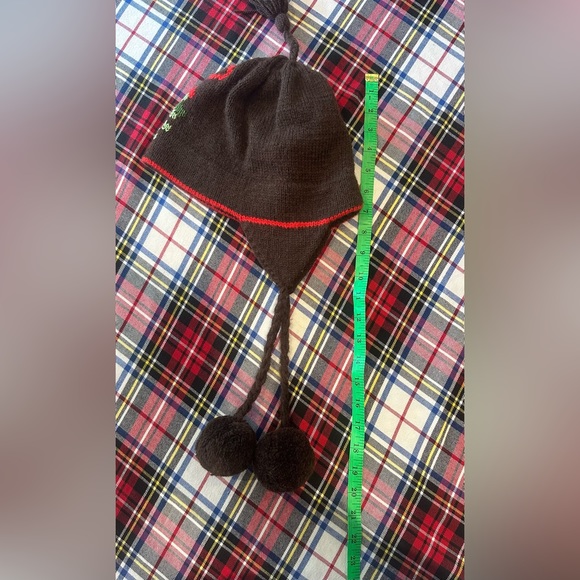 KATE SPADE NEW YORK “Under the Mistletoe” Brown Wool & Fleece Hat - Picture 13 of 13